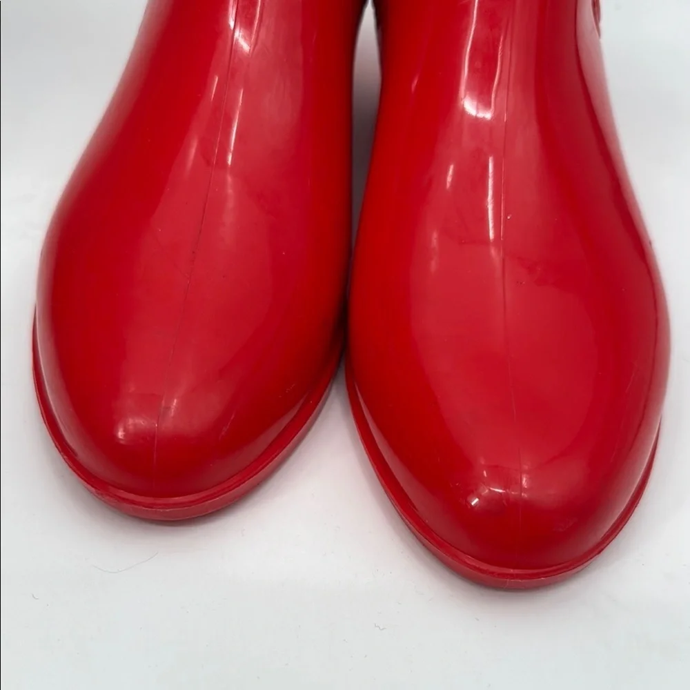 INC International Concepts Red Rain Boots Size 9